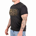 Load image into Gallery viewer, Men's Camo American Flag Patriotic T-Shirt
