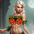 Load image into Gallery viewer, Nice Crits D&D - Roll a set of Natural 20 - Yes they are real -  2.5 x 3.75" Embroidered Patch
