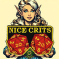 Load image into Gallery viewer, Nice Crits D&D - Roll a set of Natural 20 - Yes they are real -  2.5 x 3.75" Embroidered Patch
