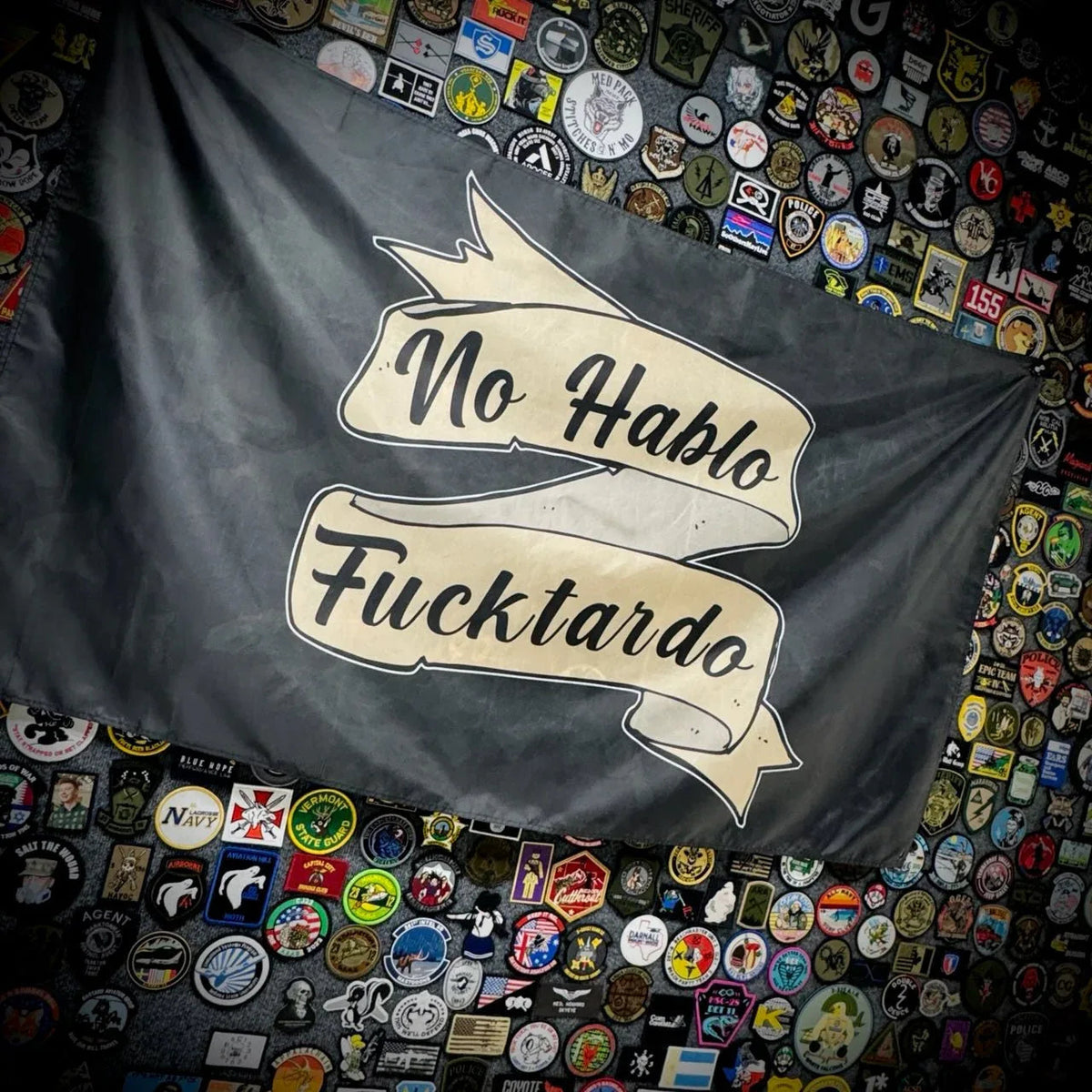 No Hablo Fucktardo - 3'x5' - Wall Banner