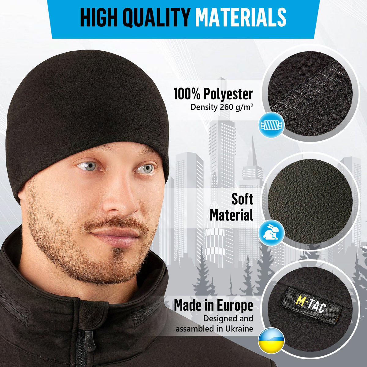 M-Tac Fleece Watch Cap (320 g/m2)