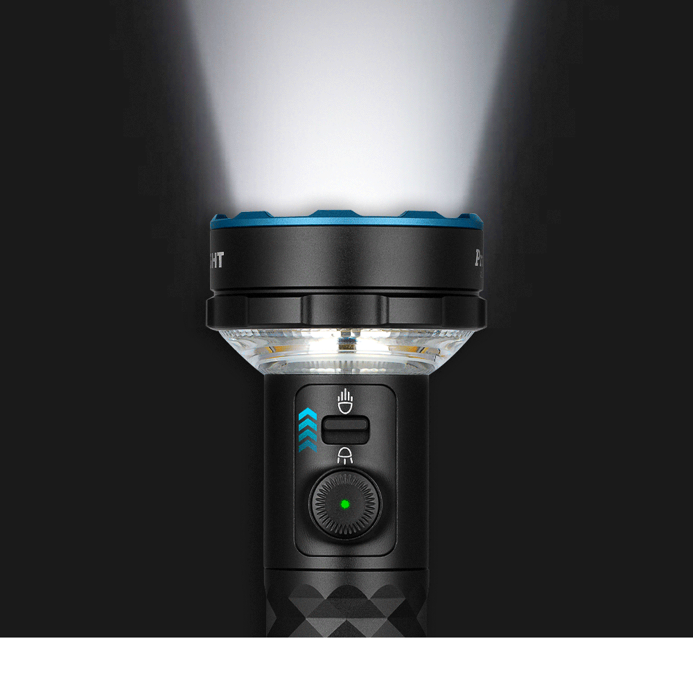 Olight Prowess 5000 Lumen Rechargeable Flashlight & 360° Lantern - Black