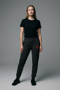 Load image into Gallery viewer, Red Skull Logo Embroidered Joggers
