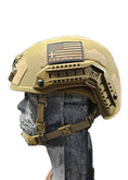 Load image into Gallery viewer, Ballistic Helmet RT2 High Cut Helmet: Tested to LEVEL IIIA (Included Arc Rails, Padding, Straps)

