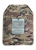 Load image into Gallery viewer, Pair of 10x12 Level IV Ceramic PE Plates Ballistic FRONT AND BACK (SIZE SMALL to LARGE) Curved with Shooters Cut
