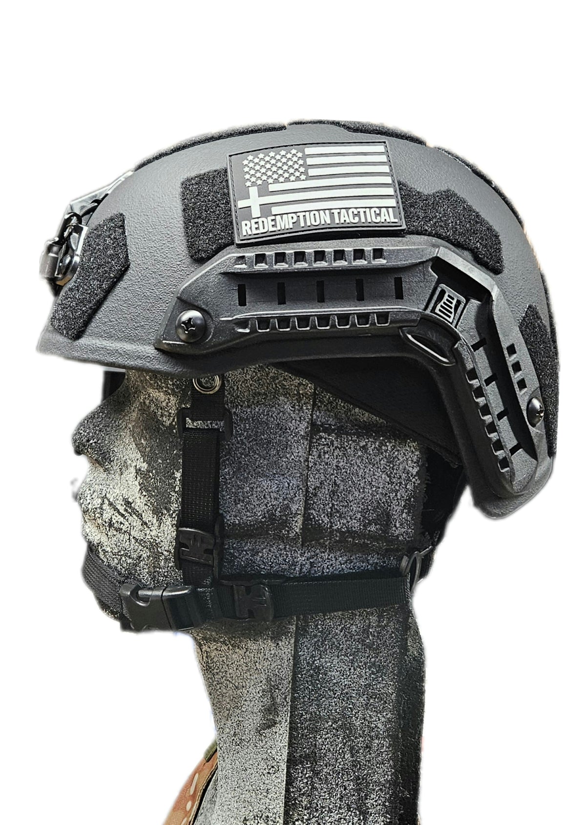 Ballistic Helmet RT2 High Cut Helmet: Tested to LEVEL IIIA (Included Arc Rails, Padding, Straps)