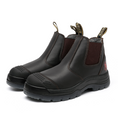 Load image into Gallery viewer, ROCKROOSTER Bakken Dark Brown 6 inch Pull on Leather Work Boots AK229
