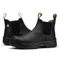 Load image into Gallery viewer, ROCKROOSTER Beaufort Men's Black 6 inch Composite Toe Pull-on Leather Work Boots VAK630
