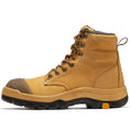 Load image into Gallery viewer, ROCKROOSTER Madison Tan 6 inch Zip-sided Steel Toe Leather Work Boots AK052
