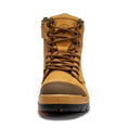 Load image into Gallery viewer, ROCKROOSTER Madison Tan 6 inch Zip-sided Steel Toe Leather Work Boots AK052
