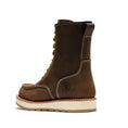 Load image into Gallery viewer, ROCKROOSTER Mantua Men's 8 inch Dark Brown Soft Toe Wedge Work Boots SAP308
