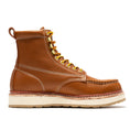 Load image into Gallery viewer, ROCKROOSTER Norwood Men's 6 inch Brown Soft Toe Wedge Work Boots SAP611
