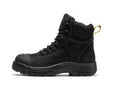 Load image into Gallery viewer, ROCKROOSTER Stowe Black 7 inch Composite Toe Leather Work Boots CP212BK
