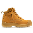 Load image into Gallery viewer, rockrooster Woodland Wheat 6 inch Composite Toe Zip-sided Leather Work Boots AK659
