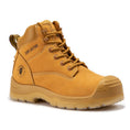Load image into Gallery viewer, rockrooster Woodland Wheat 6 inch Composite Toe Zip-sided Leather Work Boots AK659
