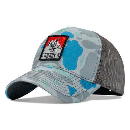 Cowboy'n Patch Mesh Snapback Hat
