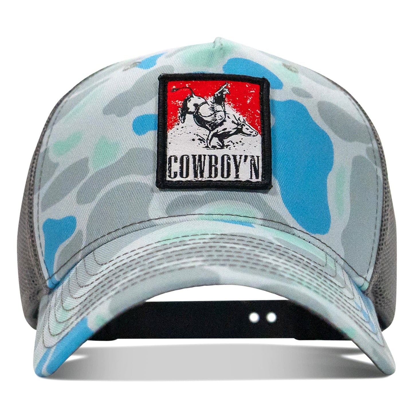Cowboy'n Patch Mesh Snapback Hat