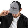 Load image into Gallery viewer, Never Forget 9/11 Thin Red Line Trucker Hat
