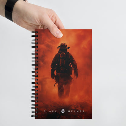 Into the Heat Firefighter Notebook – 140 Dotted Pages