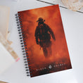 Load image into Gallery viewer, Into the Heat Firefighter Notebook – 140 Dotted Pages
