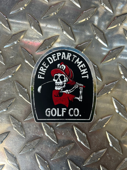 Skeleton swing Sticker