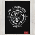 Load image into Gallery viewer, Tailboard Rider Throw Blanket
