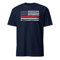 Load image into Gallery viewer, Thin Red Line USA Flag Premium Tee
