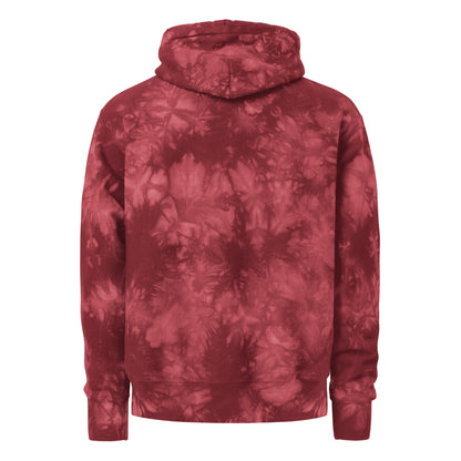 Champion HEAVY Hoodie - Comfortable Cotton Fleece Hoodie with Unique Scrunch-Dye Pattern