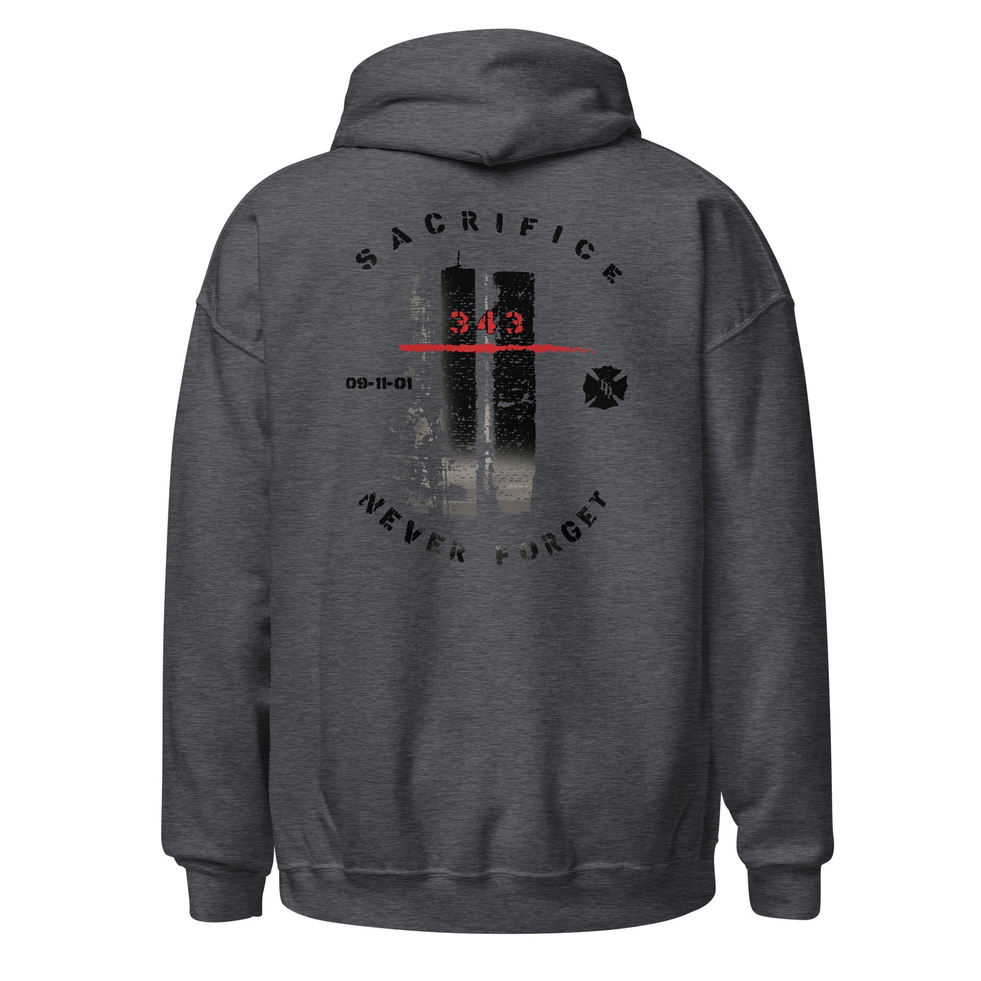 9/11 Never Forget 343 Twin Towers Hoodie