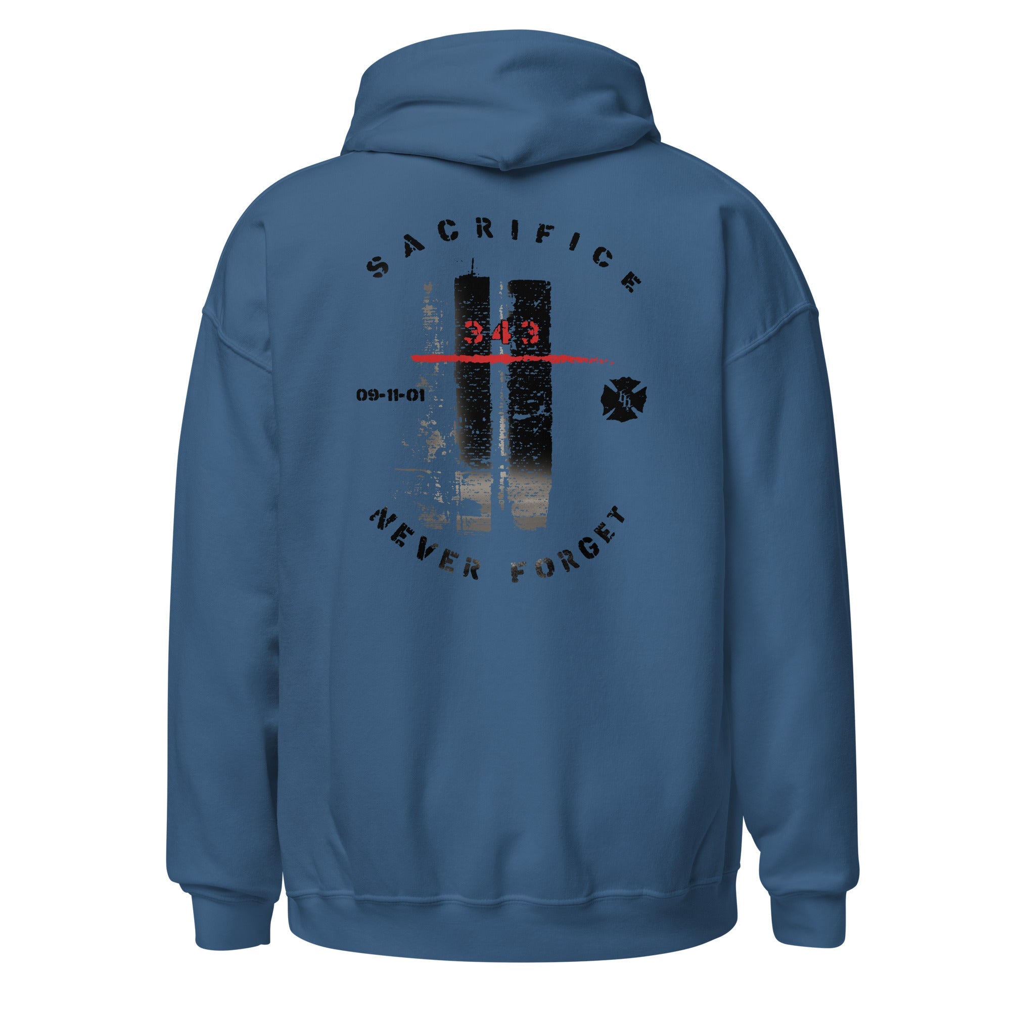 9/11 Never Forget 343 Twin Towers Hoodie