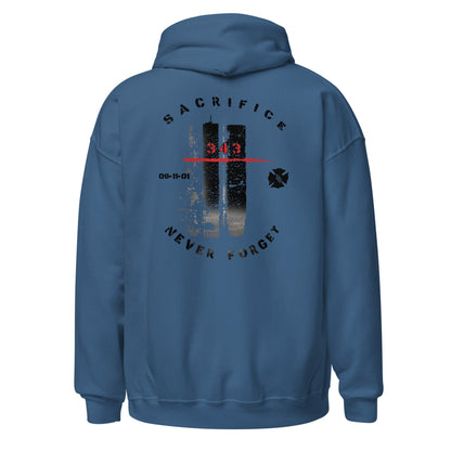 9/11 Never Forget 343 Twin Towers Hoodie