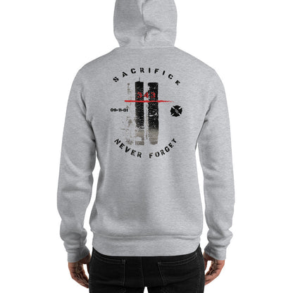 9/11 Never Forget 343 Twin Towers Hoodie