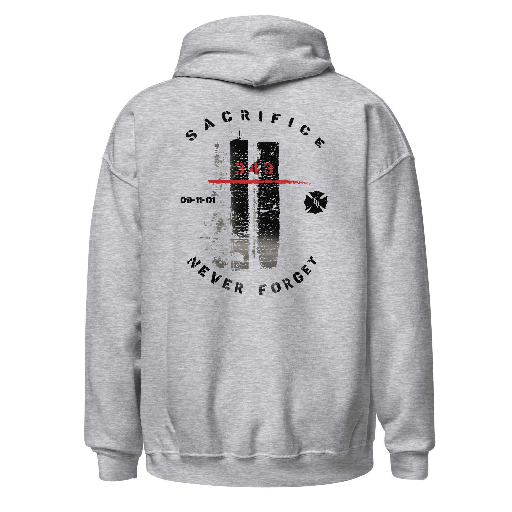 9/11 Never Forget 343 Twin Towers Hoodie
