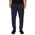 Load image into Gallery viewer, Red Skull Logo Embroidered Joggers
