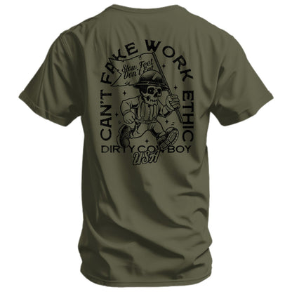 Can't Fake Work Ethic Men's T-Shirt