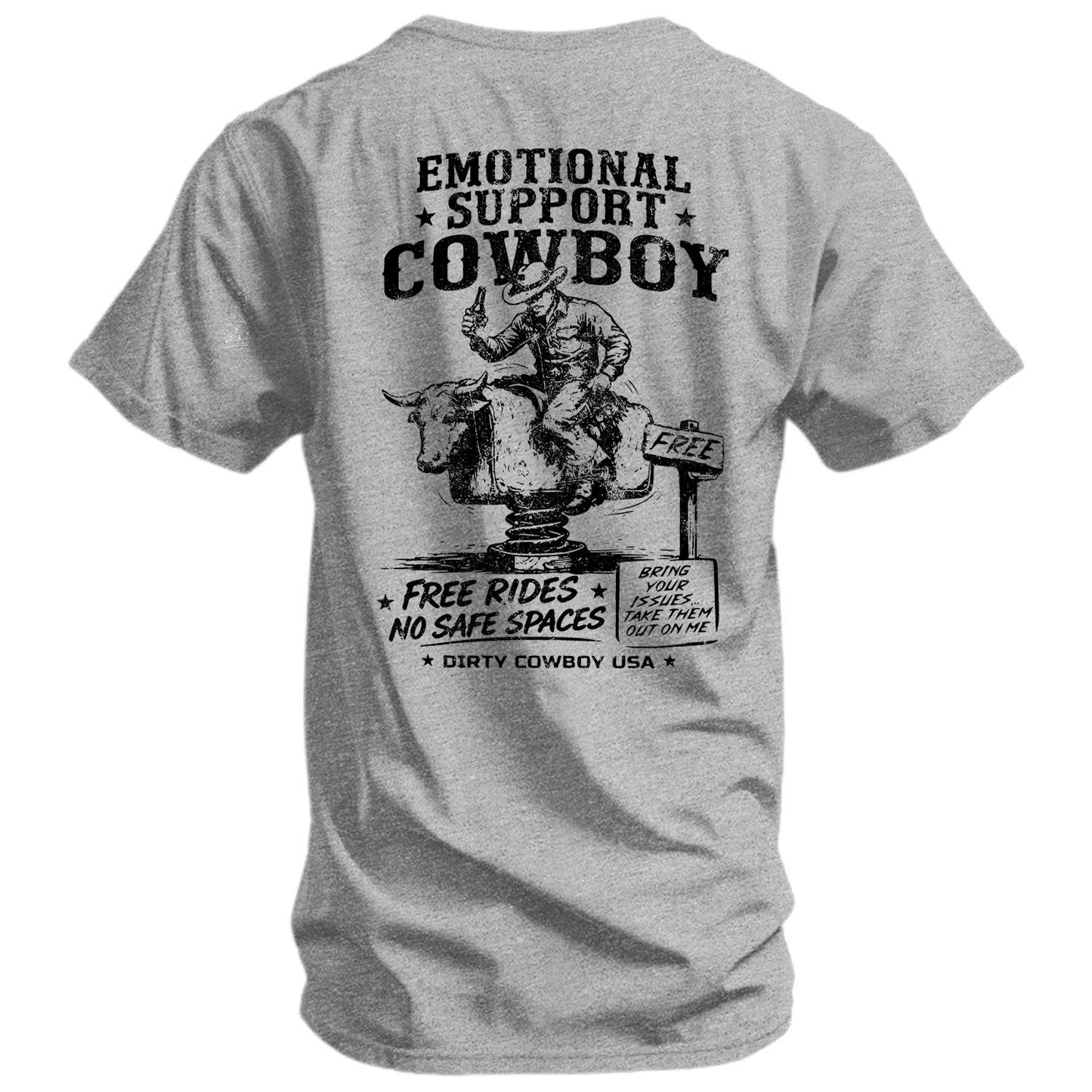Emotional Support Cowboy Men's T-Shirt