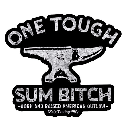 One Tough Sum Anvil Decal