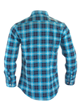 Load image into Gallery viewer, The Titan - Blue Plaid Long Sleeve
