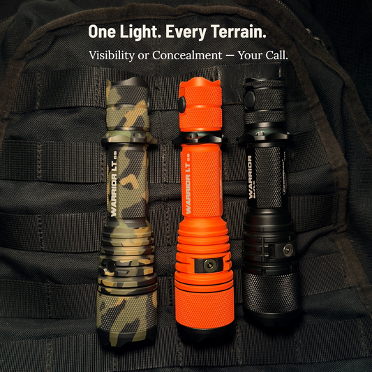 Warrior GEN5 – 3,050 Lumens- Tactical Flashlight