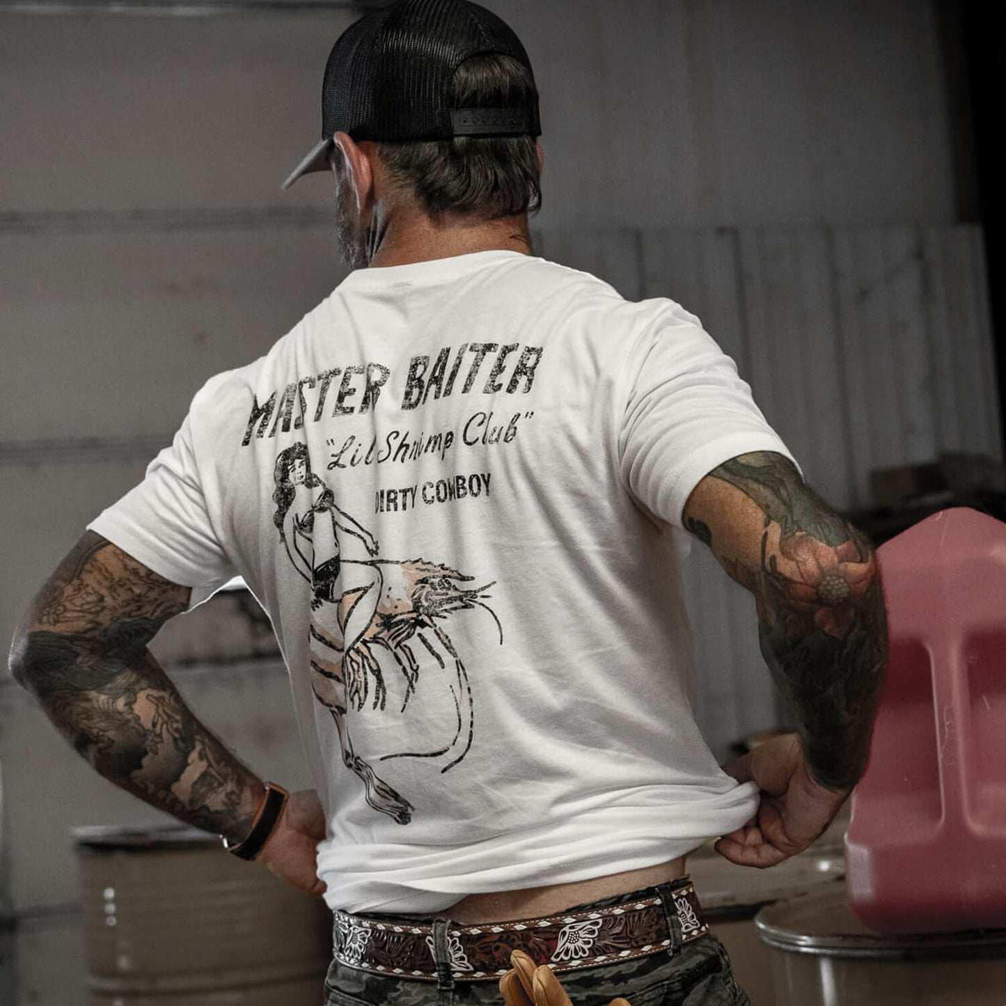 Master Baiter "Lil Shrimp Club" Men's T-Shirt
